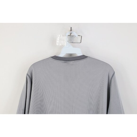 Vintage Patagonia Capilene Mens Large Spell Out Thermal Knit T-Shirt Gray USA - Picture 14 of 15